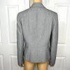 KASPER Women Polyester Spandex Pant Suit Size 8 Light Gray Notch Collar 2PC