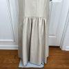 JS COLLECTION VTG Polyester Skirt Suit Top Size 10 Champagne Formal Evening 3PC