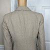 New York & CO Polyester Pant Suit Size 2 Beige Crepe Janet Street Trouser 2PC