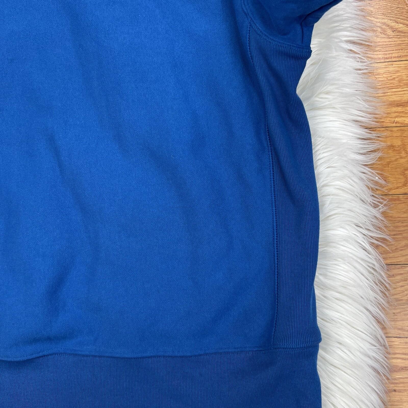 Champion Reverse Weave Hoodie Sweatshirt Size 2XL Living in Blue Skateboard