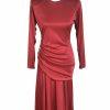 10-3601.jpg NIGHT VISIONZ California Vintage Stretched Red High Low Vintage Dress Size 9/10