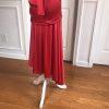 10-3608.jpg NIGHT VISIONZ California Vintage Stretched Red High Low Vintage Dress Size 9/10