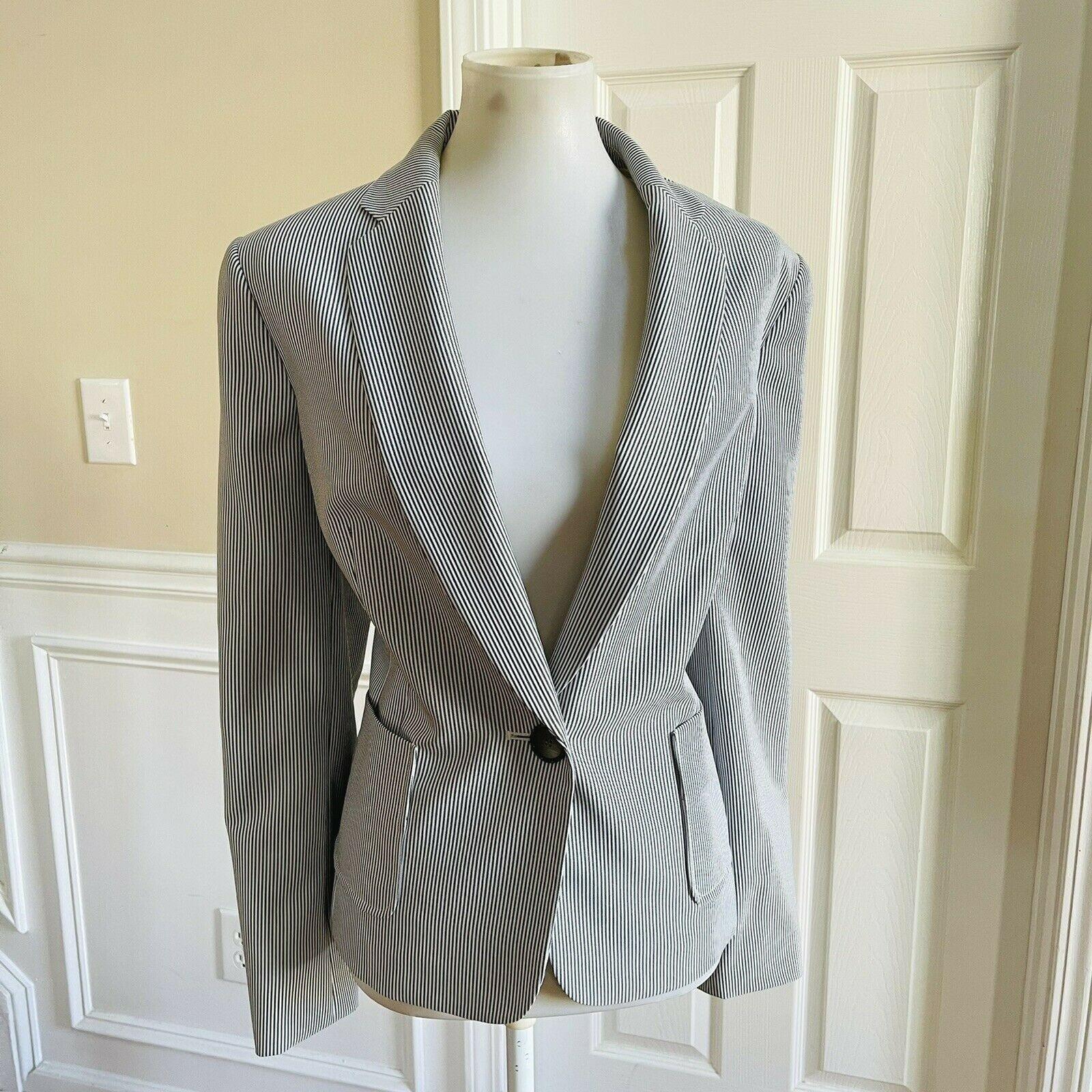 KASPER 2PC Gray White Polyester Mismatched Pant (Size 10) Suit (Size 14)