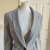 KASPER 2PC Gray White Polyester Mismatched Pant (Size 10) Suit (Size 14)