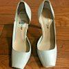 HYPE Women Kooky Stunning Light Silver Leather Open Toe High Heel Size 6 M