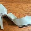 HYPE Women Kooky Stunning Light Silver Leather Open Toe High Heel Size 6 M