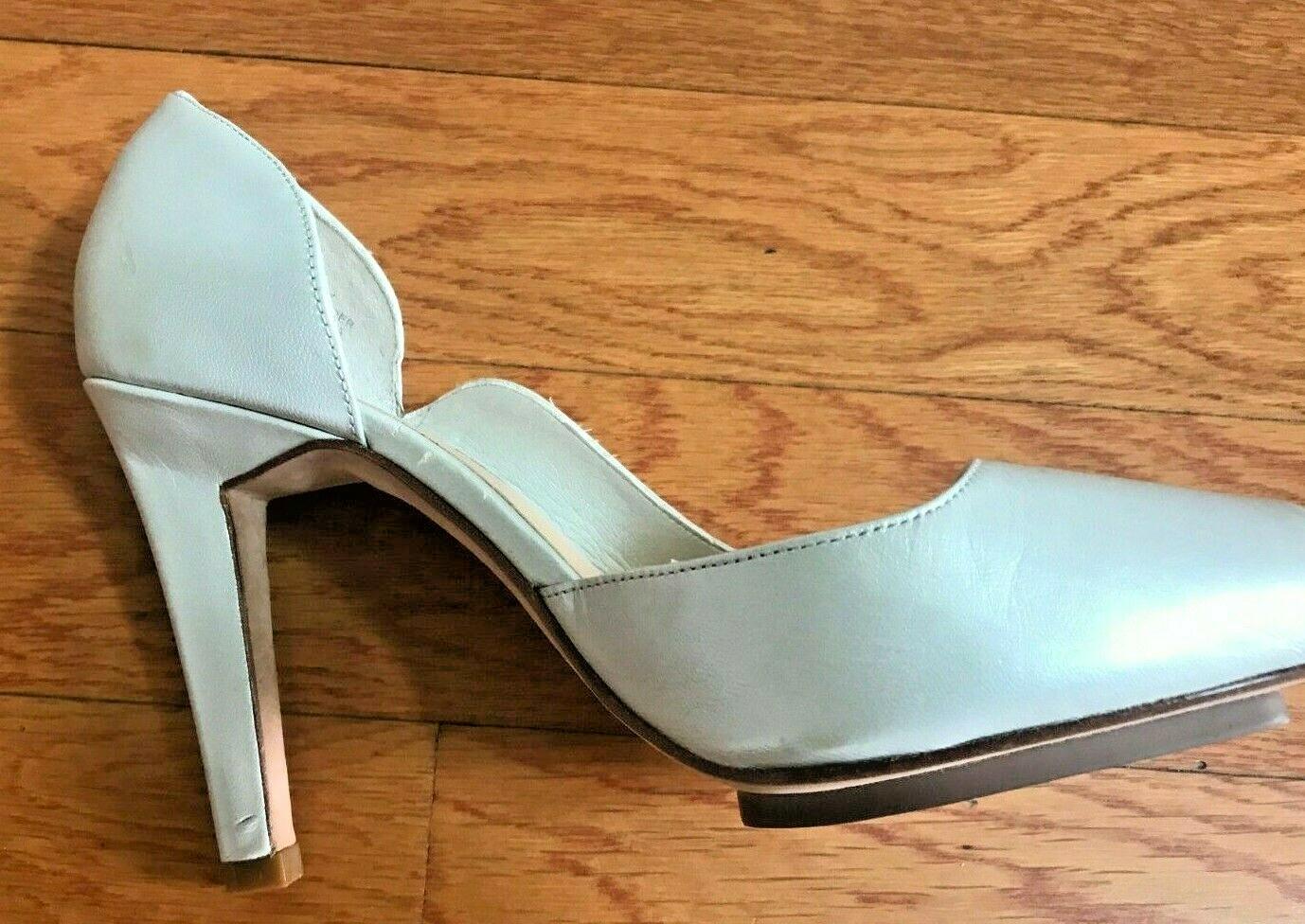 HYPE Women Kooky Stunning Light Silver Leather Open Toe High Heel Size 6 M