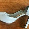 HYPE Women Kooky Stunning Light Silver Leather Open Toe High Heel Size 6 M