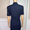 KASPER ASL 2PC VTG Dark Blue Double Breasted Polyester Cocktail Skirt Suit SZ 6