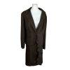 10-3662.jpg Isabella Polyester Brown Skirt Suit Size 22W Lined Notch Collar Ruffle 2 Piece
