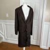 10-3663.jpg Isabella Polyester Brown Skirt Suit Size 22W Lined Notch Collar Ruffle 2 Piece