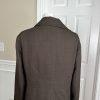10-3669.jpg Isabella Polyester Brown Skirt Suit Size 22W Lined Notch Collar Ruffle 2 Piece
