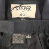 KASPER ASL 2PC VTG Dark Blue Double Breasted Polyester Cocktail Skirt Suit SZ 6