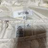 10-3690.jpg Le Suit Polyester Rayon Skirt Suit 10P Beige Floral Notch Collar Classic 2PC