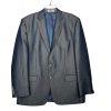 Lauren Ralph Lauren Men Polyester Rayon Blazer Size 44R Blue Chambray Lined
