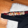 DOUBLET Strangest Comfort Men Black Red Chaos Embroidered Zip Up Track Jacket