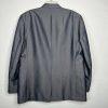 Lauren Ralph Lauren Men Polyester Rayon Blazer Size 44R Blue Chambray Lined