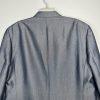 Lauren Ralph Lauren Men Polyester Rayon Blazer Size 44R Blue Chambray Lined