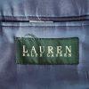 Lauren Ralph Lauren Men Polyester Rayon Blazer Size 44R Blue Chambray Lined