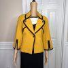 NINE WEST 2PC Multicolor Viscose Polyester Stretch Lined Dress Suit Size 8