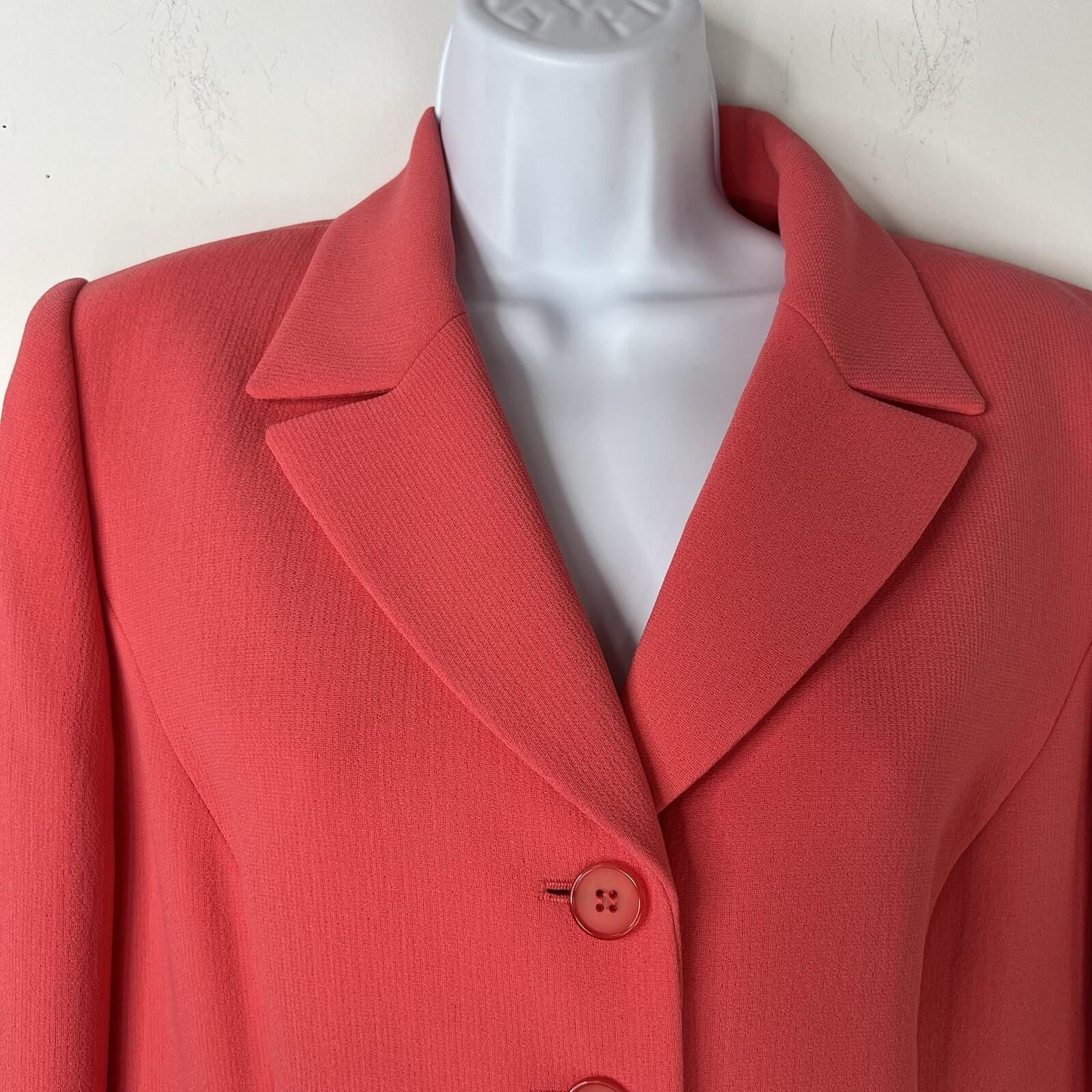 Liz Claiborne Polyester Spandex Skirt Suit 8 Madarin Pleated Cocktail 2PC New