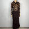 Tahari Lace Tunic Skirt 2 Blouse S Beaded Crocheted Feminin Quiet Luxury 2PC New