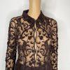 Tahari Lace Tunic Skirt 2 Blouse S Beaded Crocheted Feminin Quiet Luxury 2PC New