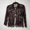Tahari Lace Tunic Skirt 2 Blouse S Beaded Crocheted Feminin Quiet Luxury 2PC New