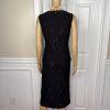 New ASHRO 3PC Black Burgundy Polyester Stretch Asymmetrical Skirt Suit Top SZ 8