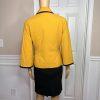 NINE WEST 2PC Multicolor Viscose Polyester Stretch Lined Dress Suit Size 8