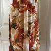 New Milano Women's Multi Color Button Down Long sleeve Blouse Size S