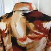 New Milano Women's Multi Color Button Down Long sleeve Blouse Size S