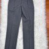 10-3806.jpg EMILY Women 2PC Gray Polyester Lined Notch Collar Slim Fit Pant Suit Size 6