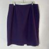 Tahari ASL Polyester Rayon Stretch Skirt Suit 16W 3/4 Sleeves Pencil Collar less