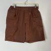 Lululemon Men Cargo Shorts Size M Brown Stretch Hiking Trekking Gorpcore