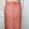 New York & Company Tweed Skirt Suit 18 Pink Lined Notch Collar Cocktail 2PC New