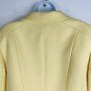 Tahari ASL Polyester Rayon Stretch Skirt Suit 18 Yellow Notch Collar Tiered