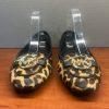 Michael Kors Women Leopard Print Calf Hair Moccassin Size 10M Ballet Flat
