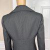 SUIT STUDIO  Women 1PC Black Striped Polyester Lined Career Blazer Size 6P