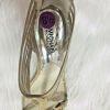 Michael Kors Leather Heels Size 8.5 M Nude Open toes Cut Out Caged Stiletto