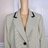 LE SUIT Women 1PC Light Yellow Black Polyester Lined Career Blazer Size 16W