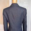 EVAN  PICONE 2PC Cotton Polyester Spandex Skirt Suit Size 6 Blue Chambray 2PC