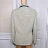 LE SUIT Women 1PC Light Yellow Black Polyester Lined Career Blazer Size 16W