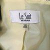 LE SUIT Women 1PC Light Yellow Black Polyester Lined Career Blazer Size 16W