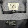 Le Suit Polyester Skirt Suit Size 18 Gray Double Breasted Short Sleeves 2PC