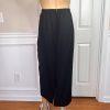 New NIGHT STUIDO NY 2PC Black Polyester Lined Open Front Formal Skirt Size 16