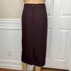 St Anthony Evening Polyester Skirt Suit Size 20W Burgundy Beaded Lined 2PC