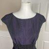 JAX Women Purple Black Sleeveless Polyester Lined Dress Size 4