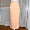 NIGHT STUDIO NY 2PC Coral Beaded Polyester Embroidered Collarless Skirt Size 22