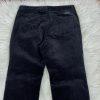 LIZ CLAIBORNE Women Black Corduroy Straight Leg Pant Size 12